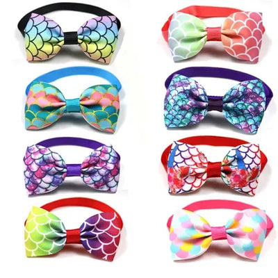 10pcs Pet Accessories Small Dog Bow Tie For Puppy Dog Bowties Collar Adjustable Girl Dogs Bowtie For Cat Dog Collar Pet Supplier