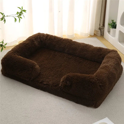 Luxury Winter Warm Large Dog Sofa Bed Dog Kneel Cat Mats House Cushion Pet Sleeping Sofa Beds Mat for Large and Small Dog PawPrint Treasures