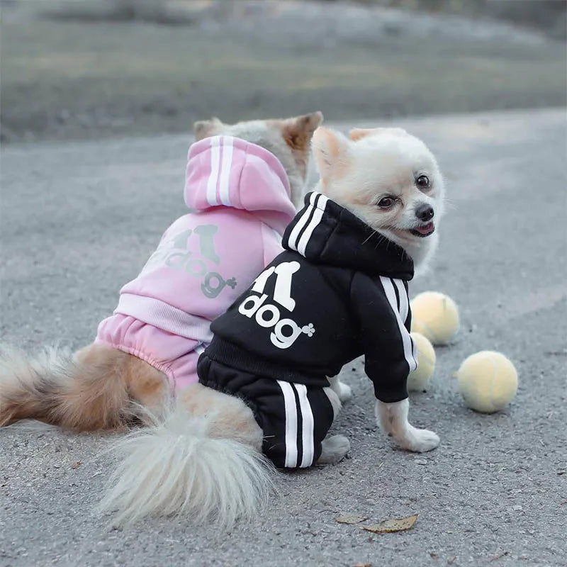 Pet Clothes French Bulldog Dog Costume Pet Jumpsuit Pug Pets Dogs Clothing for Small Medium Dogs Puppy Outfit Hooded sweatshirt PawPrint Treasures