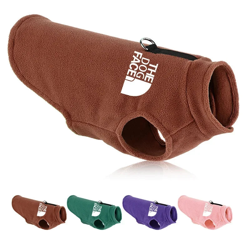 Pet Dog Clothes,Polar Fleece Warm Dog Vest,Fashion Comfortable and Breathable Dog Cothes,Clothes for Small and Medium-sized Dogs PawPrint Treasures