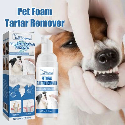 Pet Oral Cleaning Foam Effectively Remove Dental Plaques Eliminate Bad Breath Prevent Dental Calculus Pet Teeth Whitening Mousse
