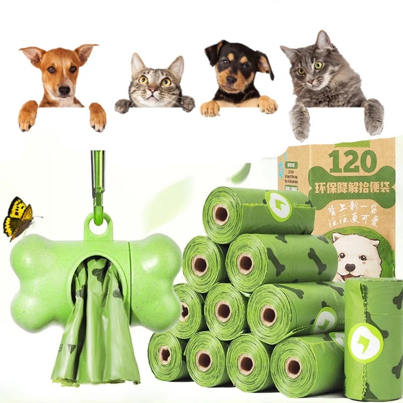 Pet Dog Poop Bag Bone Shape Dispenser Waste Garbage Carrier Holder Dispensers Poop Bag Dogs Trash Cleaning Tool Pet Products