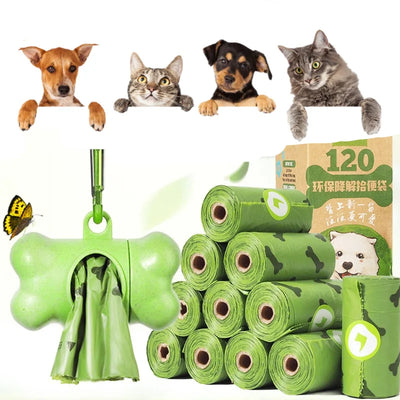 Pet Dog Poop Bag Bone Shape Dispenser Waste Garbage Carrier Holder Dispensers Poop Bag Dogs Trash Cleaning Tool Pet Products