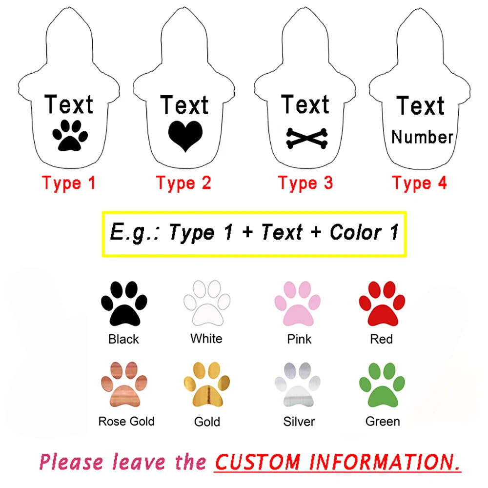 Custom Pet Dog Clothes, Puppy Hoodies, Warm Coat for Large Dogs, Jacket, Sweater, French Bulldog Clothing, Autumn, Winter PawPrint Treasures