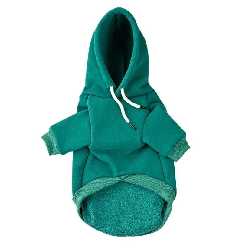 Dog Clothes Pet Dog Hoodie Small And Medium Dog Vest Outdoor Sweatshirt Bulldog Husky Warm Fleece Pet Clothing Puppy Cat Costume PawPrint Treasures