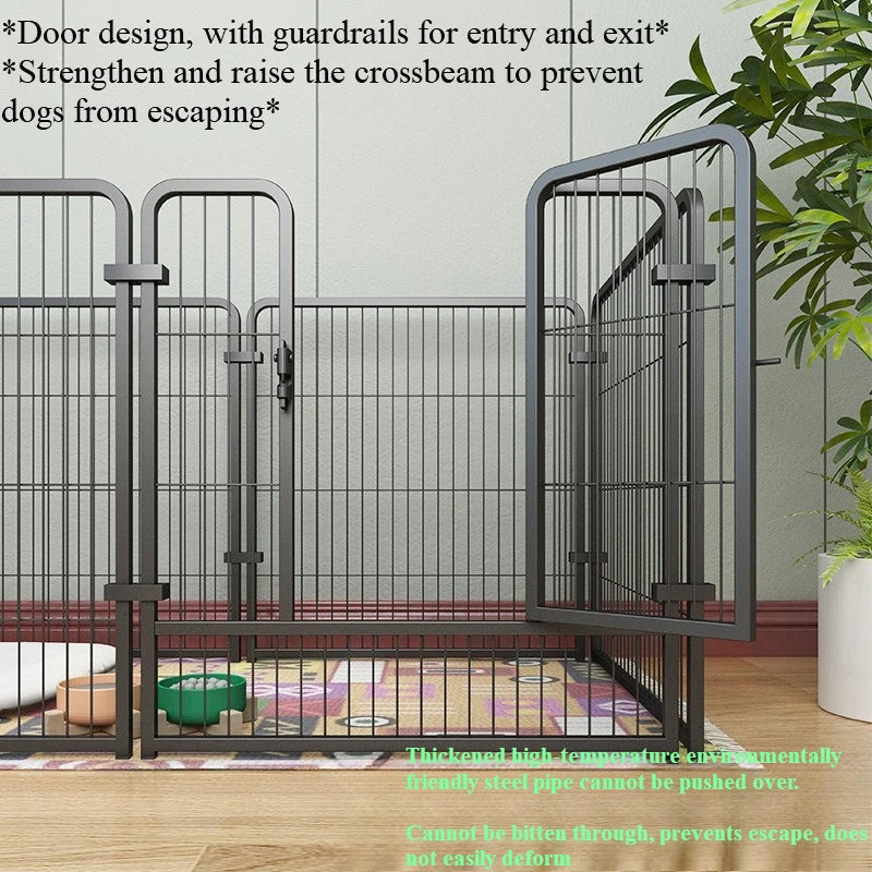 Cat Dog Cages Household Indoor Pet Enclosures Small to Large Dog Enclosures for Free Combination Training and Toilet Isolation PawPrint Treasures