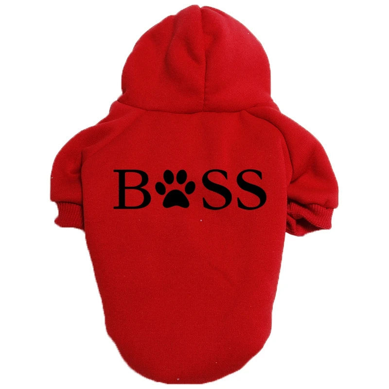 Pet Dog Clothes For Small Dogs Cat Clothing Warm Clothing For Dogs Coat Puppy Outfit Pet Clothes For Large Dog Hoodies Chihuahua PawPrint Treasures
