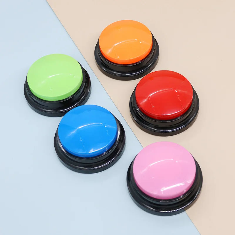 Recording Button, Pet Toy, Dog Communication Button, Pet Training Buzzer, Conversation Recording Button, Smart Toy