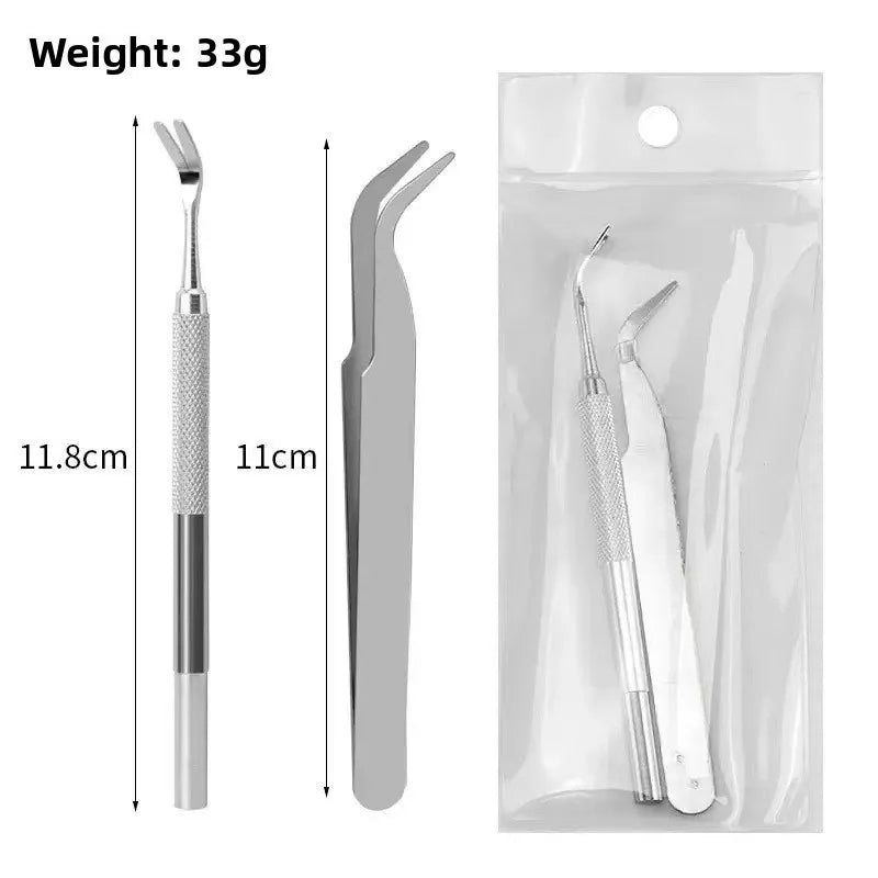 Non-Toxic Dog Tick Remover Tool with Fine-Tipped Stainless Steel Fork for Gentle Extraction Without Skin Damage, for Daily Use PawPrint Treasures