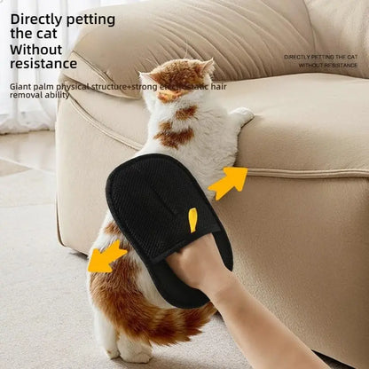 Cat Hair Brush Pet Removal Gloves Double-Sided Pet Grooming Gloves Kitten Cleaning Tool Dog Deshedding Brush Pet Supplies ﻿