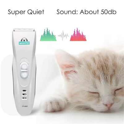 Electrical Pet Dog Hair Trimmers Professional Clippers Grooming Tool Rechargeable Cat Shavers Hair Cutter Dog Haircut CP6800