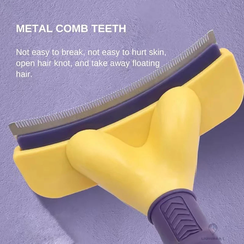Pet Dog Hair Brush Dogs Cats Hair Remover Open Knotting Comb for Short and Long Hair Reduces Shedding and Detangling Tool