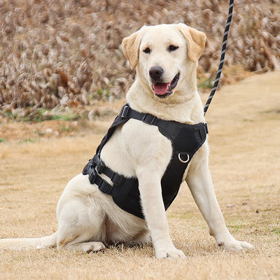Custom Dog Harness Personalized Tactical Vest DIY Name Pet Harness for Medium Large Big Dog Chest Strap