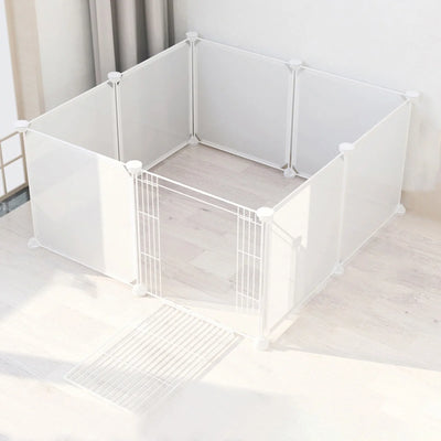 Multifunctional DIY Pet Fence Dog Fence Transparent Dog Fence Dog Cage Cat Fence Rabbit Isolation Fence