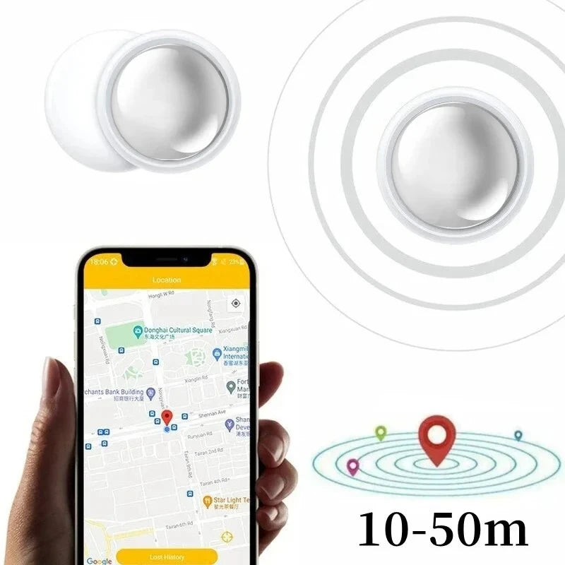 Mini GPS Tracker System For FindMy App Airtag Smart Bluetooth Locator Child Finder Bag Anti-Loss Pet Collar With Tracker