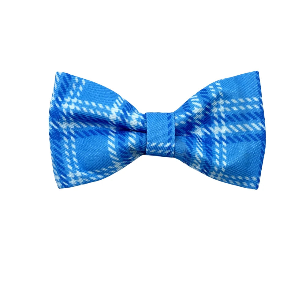 50/100pcs Plaid Style Dog Bow Ties Small Cat Dog Bowties Removable Dog Collar Accessories Pet Grooming Supplies