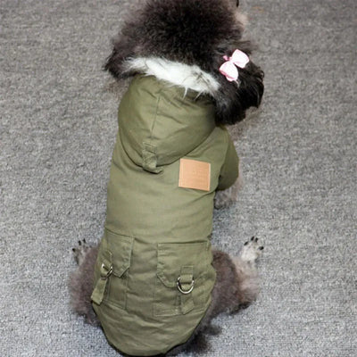 Winter Pet Dog Clothes Puppy Dog Coat Jacket For Small Medium Dogs Thicken Warm Chihuahua Yorkies Hoodie Jacket Pets Clothing
