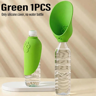 Portable Dog Water Bottle Leakproof Travel Water Dispenser Outdoor Drinking Cup Puppy Cat Pet Feeder Silicone Bowl Pet Supplies