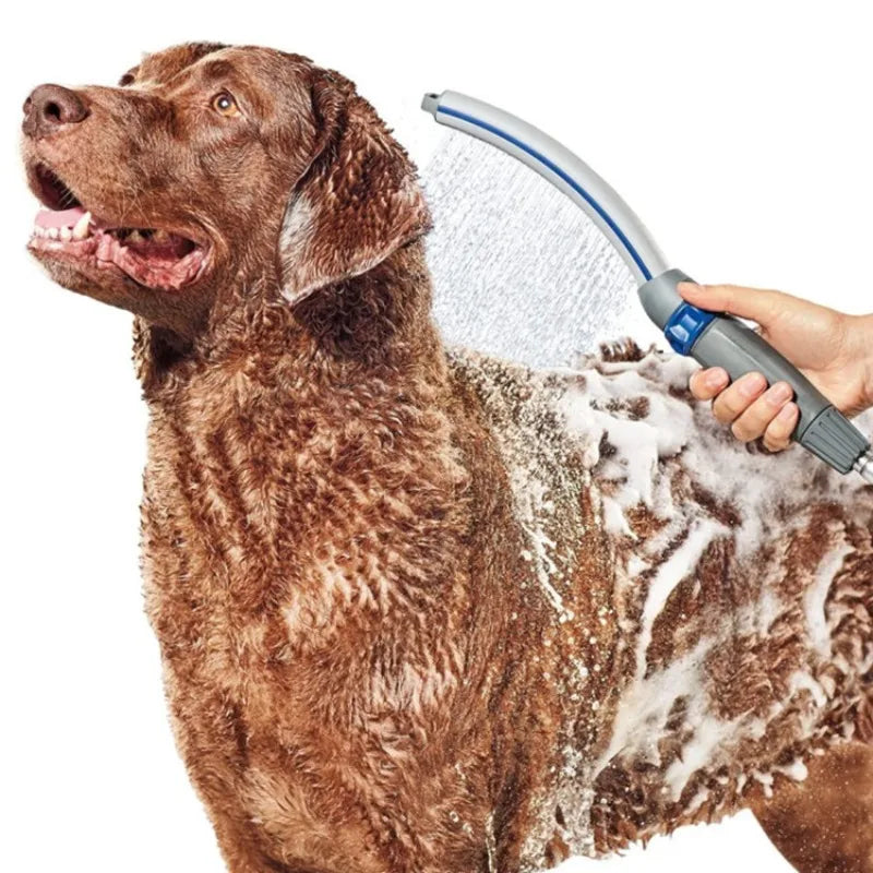 Pet Shower Head Bath Brush – Massage & Cleaning Comb