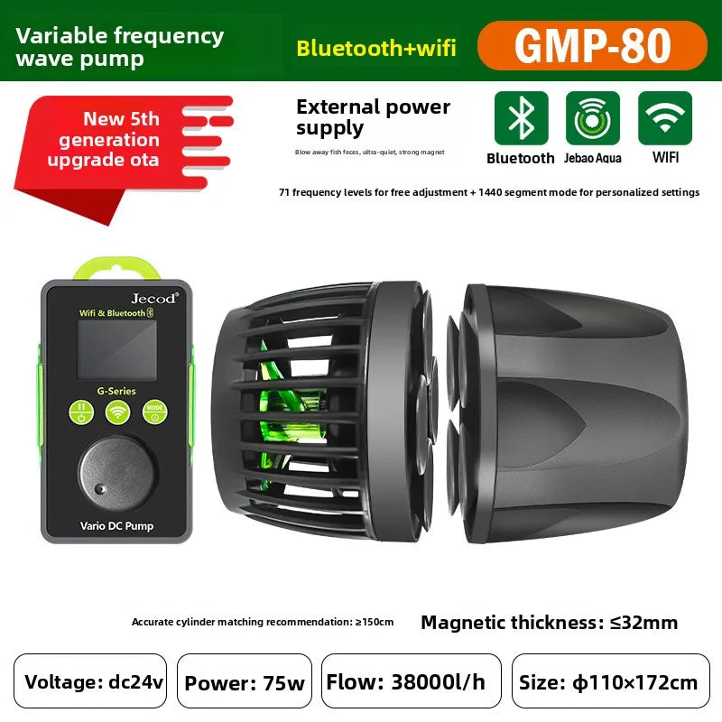 2026 Jebao Jecod Aquarium Vario Wavemaker Water Pump GMP Series Bluetooth APP Manual Controlled Coral Reef Fish Tank PawPrint Treasures