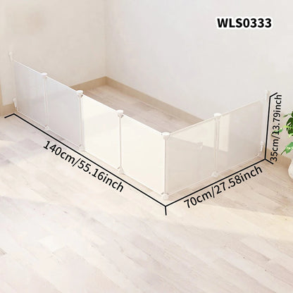 DIY Pet Cage for Home Use, Easy to Install and Disassemble, Dog Fence, Guinea Pig Isolation Net, Dog Cage, Cat Cage, Rabbit Enclosure, Freely Assembled, Turtle Activity Area Barrier Net, No Drilling Required PawPrint Treasures