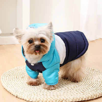 Puppy Dog Clothes Coat For Small Dogs Cats Autumn Winter Pet Dog Jacket Cozy Fleece Kitten Clothing French Chihuahua Costumes PawPrint Treasures