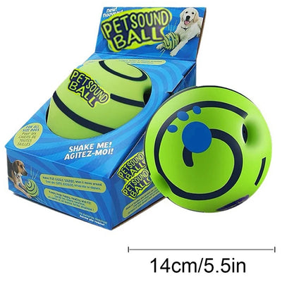 Dog Toy Wobble Wag Giggle Glow Ball Interactive Dog Attention Toy Fun Giggle Sounds Ball When Rolled or Shaken For Pet Dog Fun