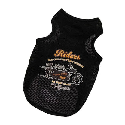 Cute Cartoon Pet Dog Clothes Summer Thin Mesh Dog Cat Vest Cat Teddy Bear Pomy Pet Puppy Breathable Cool Clothing Dog Costume PawPrint Treasures