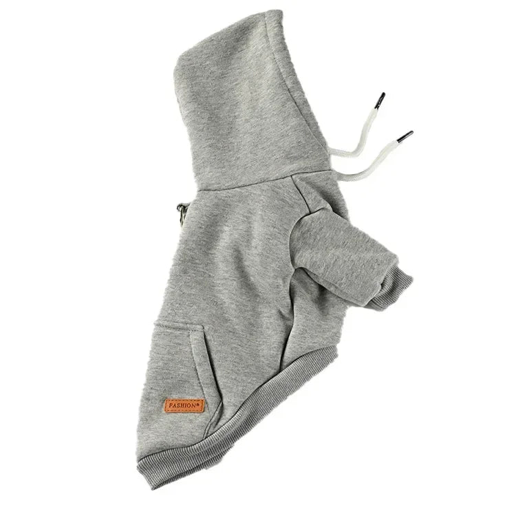 Dog Clothes Pet Dog Hoodie Small And Medium Dog Vest Outdoor Sweatshirt Bulldog Husky Warm Fleece Pet Clothing Puppy Cat Costume PawPrint Treasures