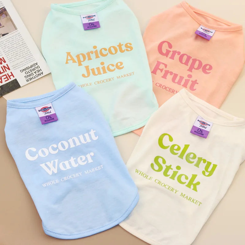 Cool Vest Pet Clothing Clothing for Dogs and Cats Thin Vest for Spring and Summer Breathable Pet Clothing Pet Supplies PawPrint Treasures