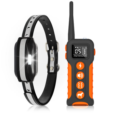 Dog Training Collar with Remote 1000m,Dog Shock Collar With 4 Training Modes,Rechargeable&IPX7 Waterproof For Medium Large Dogs