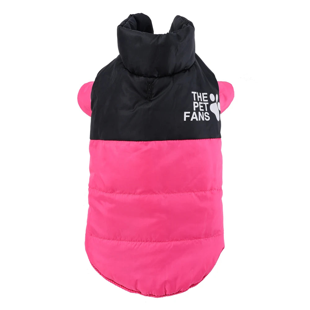 Winter Warm Dog Clothes For Small Medium Dogs Cats Windproof Reversible Puppy Jacket Coat Chihuahua Yorkshire Pug Pet Clothing