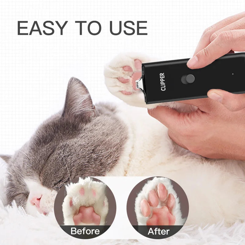 Small Dog Hair Clipper USB Rechargeable Pets Trimmer Cat Shaver Cutting Machine Puppy Carving Grooming Haircut Kit Low Noice