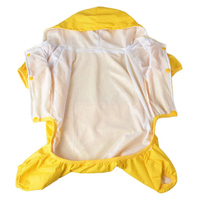 Pet Dog Raincoat Outdoor Puppy Pet Rainwear Reflective Hooded Waterproof Jacket Clothes for Dogs Cats Apparel Clothes Supplies