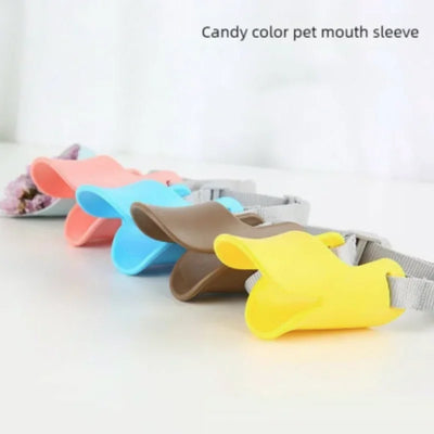 Adjustable Silicone Dog Duck Muzzle Anti-Bite Stop Barking Pet Accessory Safe for Small to Large Dogs Mouthpiece Cover