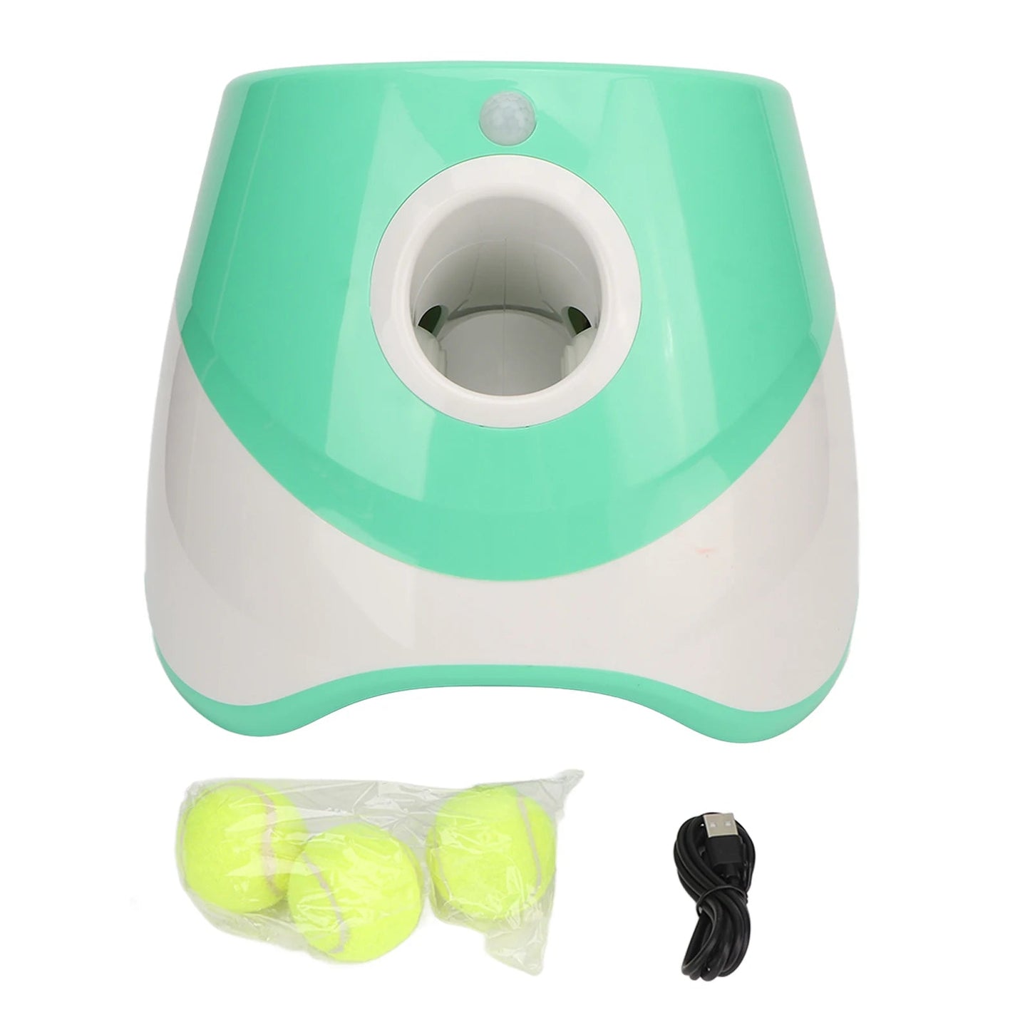 Dog Automatic Ball Launcher Rechargeable Pet Ball Thrower 3 Modes Pet Interactive Toy For Indoor Outdoor PawPrint Treasures