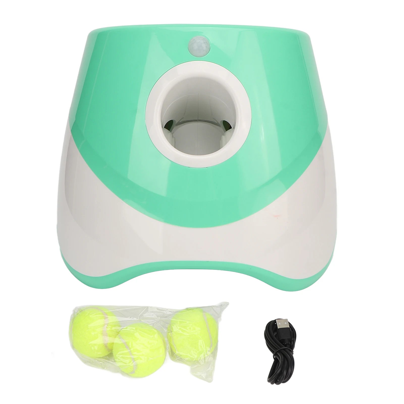 Dog Automatic Ball Launcher Rechargeable Pet Ball Thrower 3 Modes Pet Interactive Toy For Indoor Outdoor PawPrint Treasures