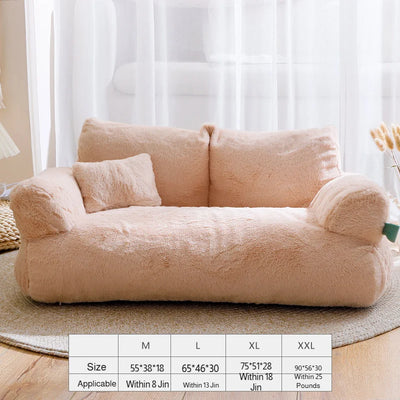 Luxury Cat Bed Sofa Winter Warm Cat Nest Pet Bed for Small Medium Dogs Cats Comfortable Plush Puppy Bed Pet Supplies