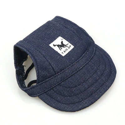 Summer Pet Dog Hat Cap Outdoor Dog Baseball Cap Canvas Small Dog Sunscreen Accessories