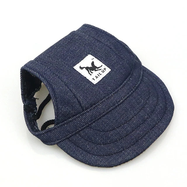 Summer Pet Dog Hat Cap Outdoor Dog Baseball Cap Canvas Small Dog Sunscreen Accessories