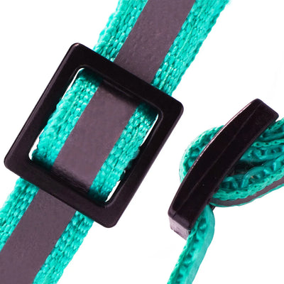 Cat Collar with Bell Cats Necklace Kitten Collar Breakaway  Collar Anti-strangling Armrests for Cat Necklace Pet Strap MBO02
