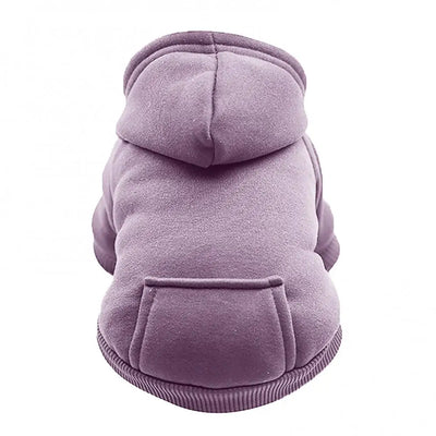 Puppy Hoodie Autumn Winter Pet Hooded Sweatshirt Two-legged Pocket Cat Dog Clothes