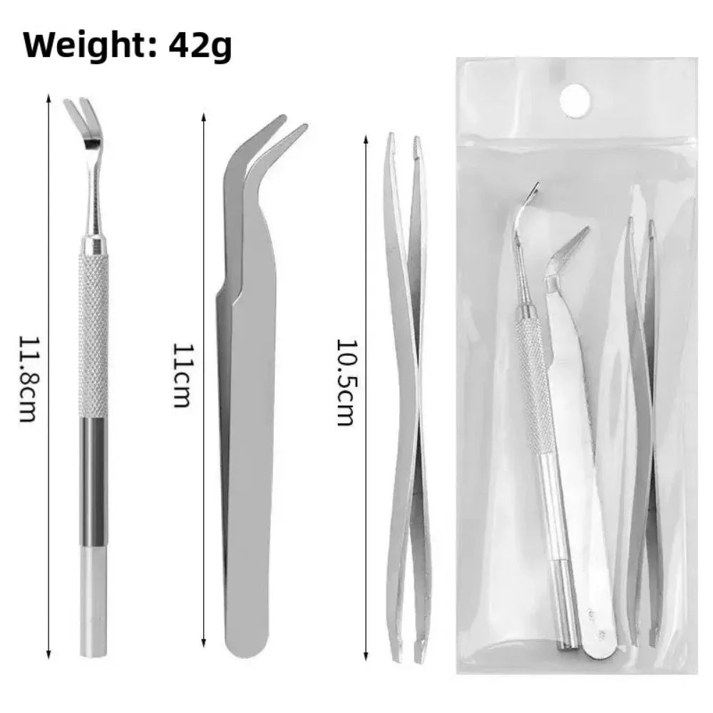 Non-Toxic Dog Tick Remover Tool with Fine-Tipped Stainless Steel Fork for Gentle Extraction Without Skin Damage, for Daily Use PawPrint Treasures