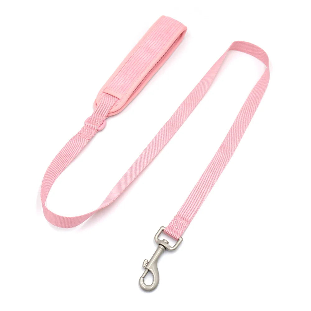 Personalized Dog Harness Set Luxury Designer Custom Dog Collar Leash Poop Bag with Walking Bag Reflective No Pull Harness Vest