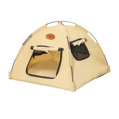 Portable Foldable Pet Cat Tent Closed Design Breathable Cat Sleep House Large Stable Pet Kennel Indoor Use