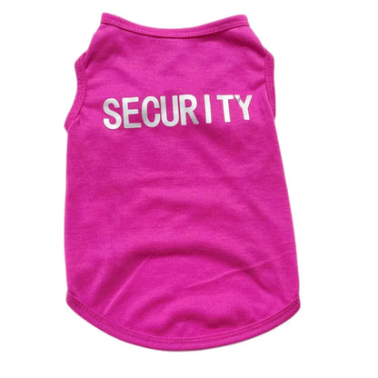Security Clothing for Dogs Summer Pet Clothes Vest for Small Dogs Chihuahua Yorkshire Puppy Cats Low Price Pets T-shirt Costume PawPrint Treasures