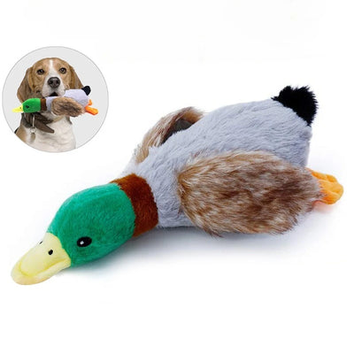 Dog Chew Toy Plush Simulated Duck Bite-resistant Teeth Cleaning Plush Puppy Chew Toy Training Interactive Dog Toy Supplies