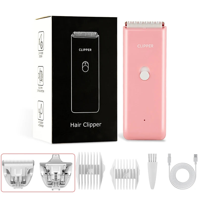 Small Dog Hair Clipper USB Rechargeable Pets Trimmer Cat Shaver Cutting Machine Puppy Carving Grooming Haircut Kit Low Noice