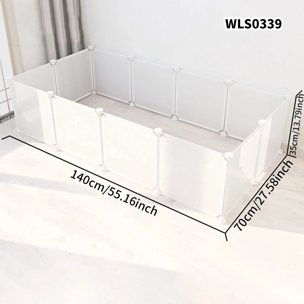 DIY Pet Cage for Home Use, Easy to Install and Disassemble, Dog Fence, Guinea Pig Isolation Net, Dog Cage, Cat Cage, Rabbit Enclosure, Freely Assembled, Turtle Activity Area Barrier Net, No Drilling Required PawPrint Treasures