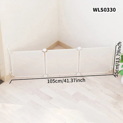 DIY Pet Cage for Home Use, Easy to Install and Disassemble, Dog Fence, Guinea Pig Isolation Net, Dog Cage, Cat Cage, Rabbit Enclosure, Freely Assembled, Turtle Activity Area Barrier Net, No Drilling Required PawPrint Treasures